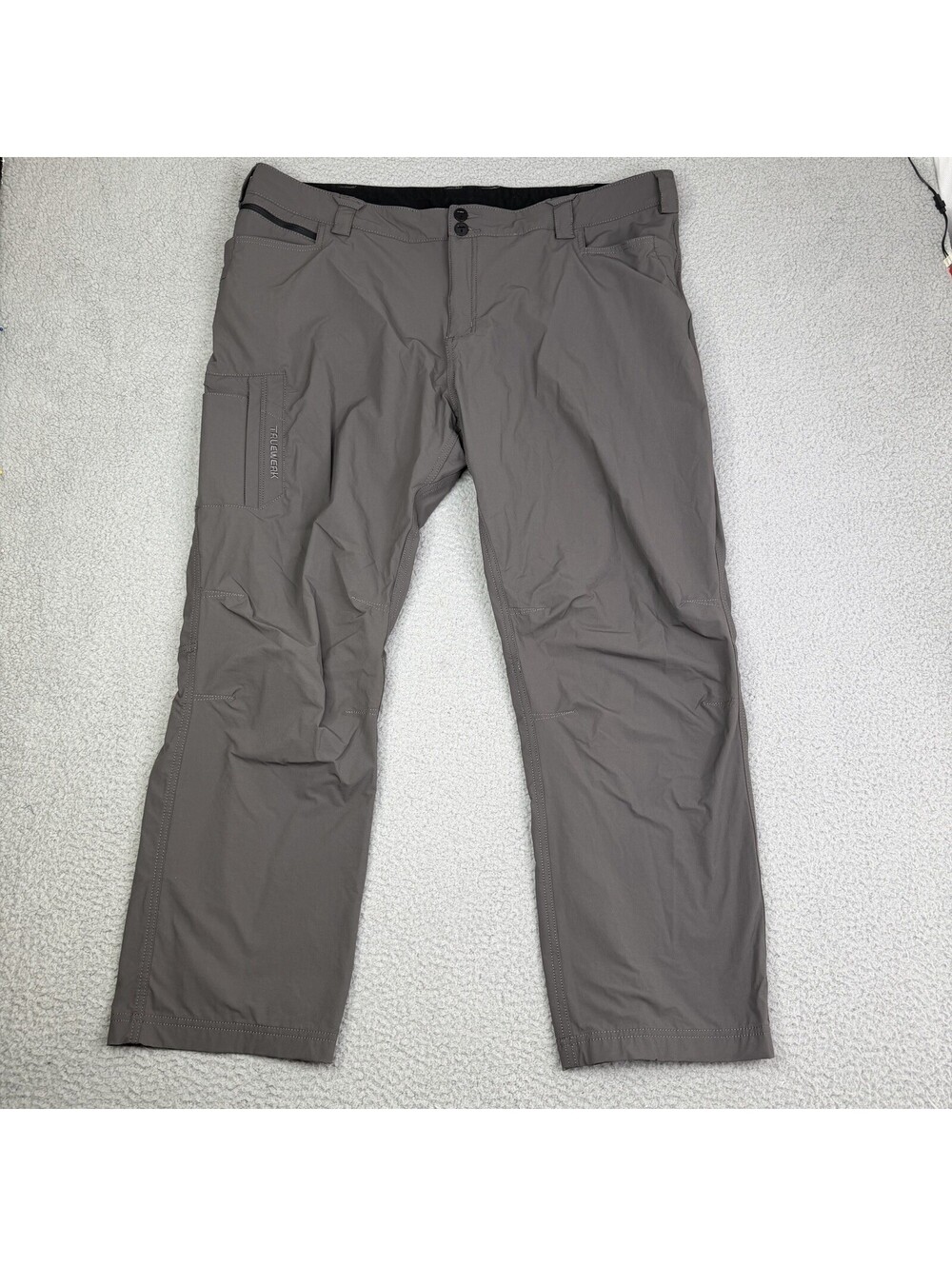 TrueWerk Pants Mens Size 44X30 Gray T1 Werkpants Stretch Workwear Outdoors